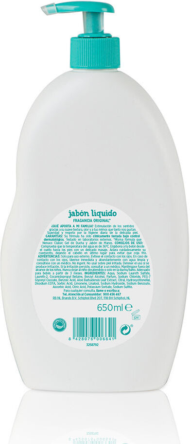 Nenuco Jabón Liquido original 650 ml