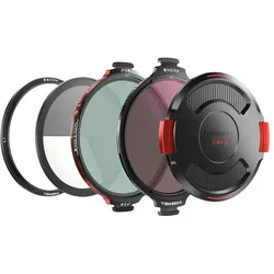 Freewell Real Locking Variable ND/CPL Filter All Day Kit (82 mm, ND- / Graufilter), Objektivfilter, Grau
