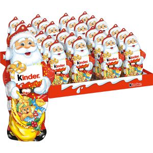 Kinder Weihnachtsmann Höhe 12 cm, Vollmilchschokolade mit Milchcreme, je 55 g, 24 Stück