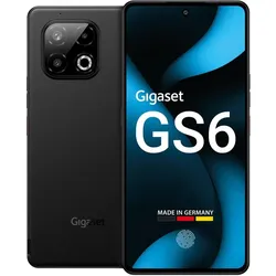 Gigaset GS6 (128 GB, Titanium Black, 6.67", Dual SIM, 5G), Smartphone, Schwarz