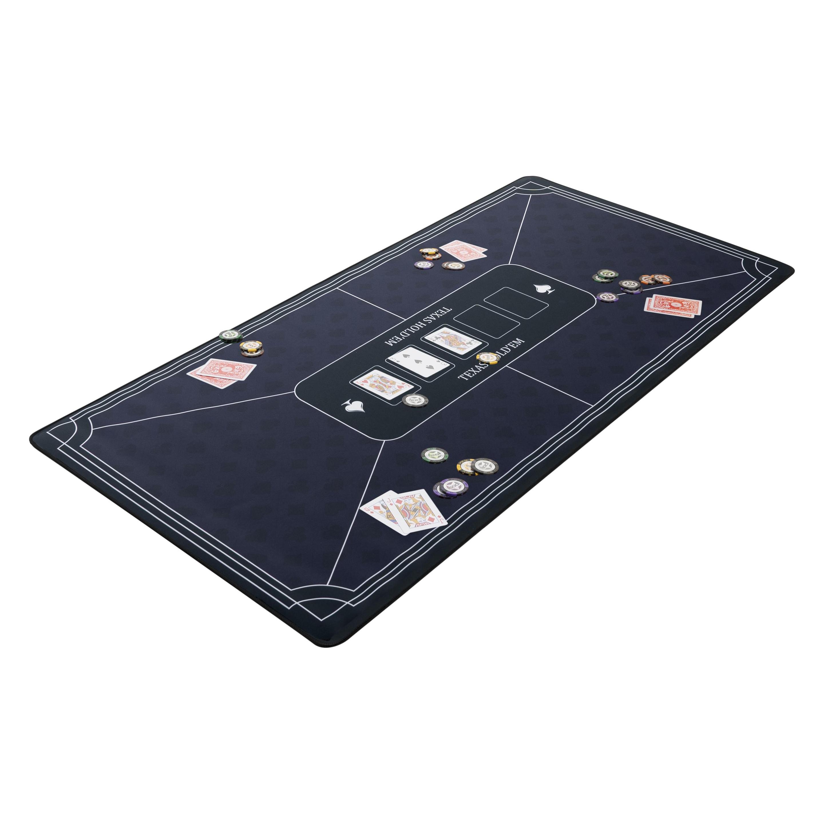 Longfield Pokertuch 120 x 60 cm - Blau (320993)