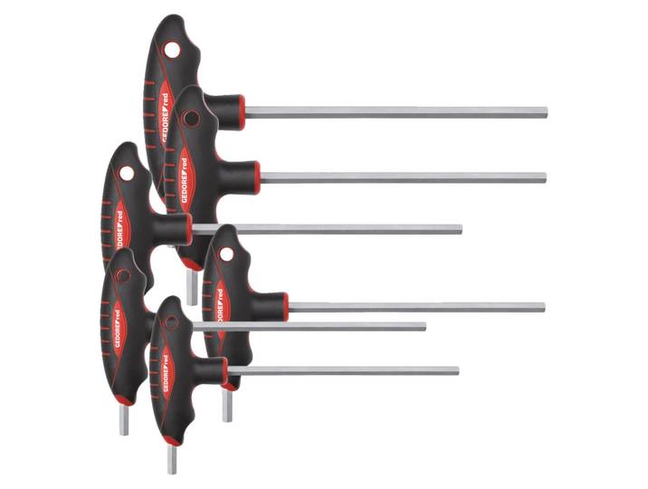 GEDORE red R38672006 Jeu de tournevis à manche en T 2K 6 pans 2.5-8 mm\, 3301281