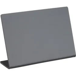 L-Aufsteller Kreidetafel, schwarz Querformat | 100 x 70 mm, PP