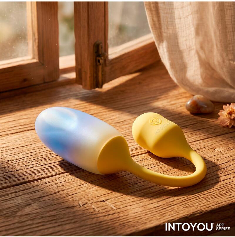 Intoyou Œuf vibrant connecté Jaune