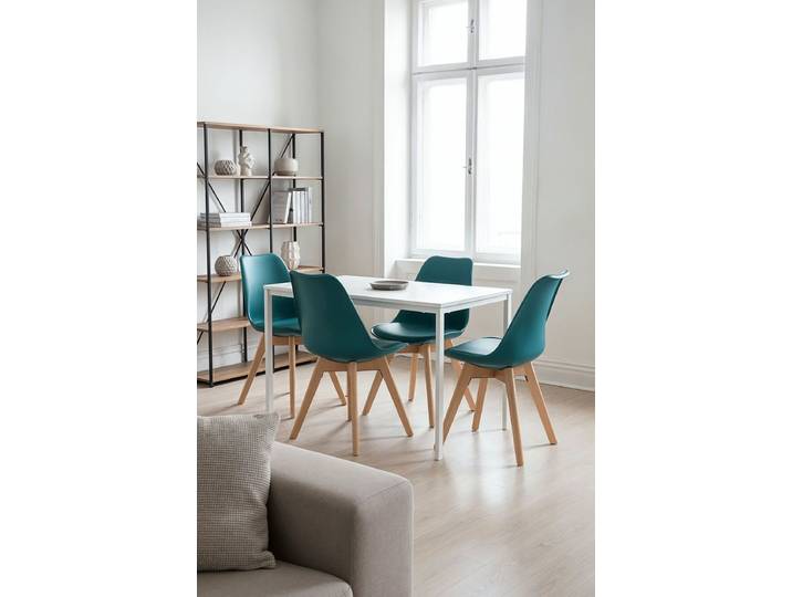 4er Set Synk Basic Stühle - Blaugrün