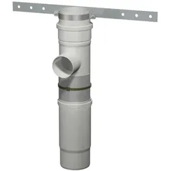Bertrams Polyline EW MFB-T-Stück 40TSM125-80 Ø 125, Stutzen Ø 80, 87Grad