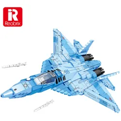 Reobrix 33030 SU-57 Kampfjet Klemmbaustein Flugzeug 1456 Teile ab 14