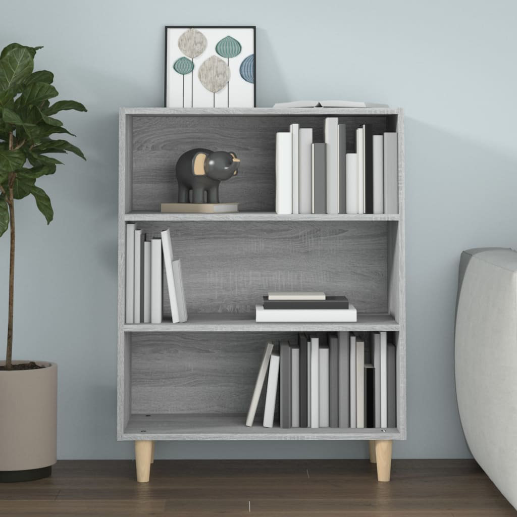 17 Stories Jazzel 89.99cm H Standard Bookcase Grey Sonoma