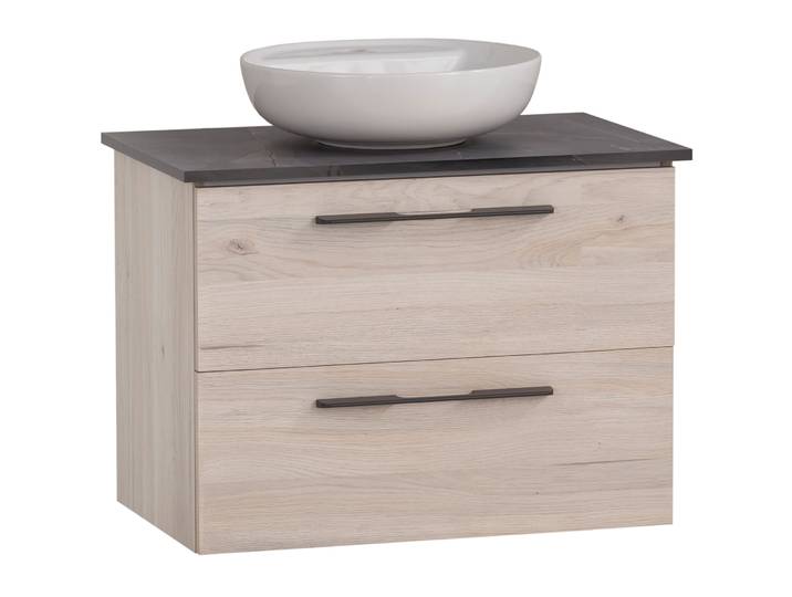 Waschtisch mit Lavabo Maxin sand Holz B 66 T 45 cm H 65.4 cm - Material: Holzwerkstoff - Waschtisch mit Lavabo