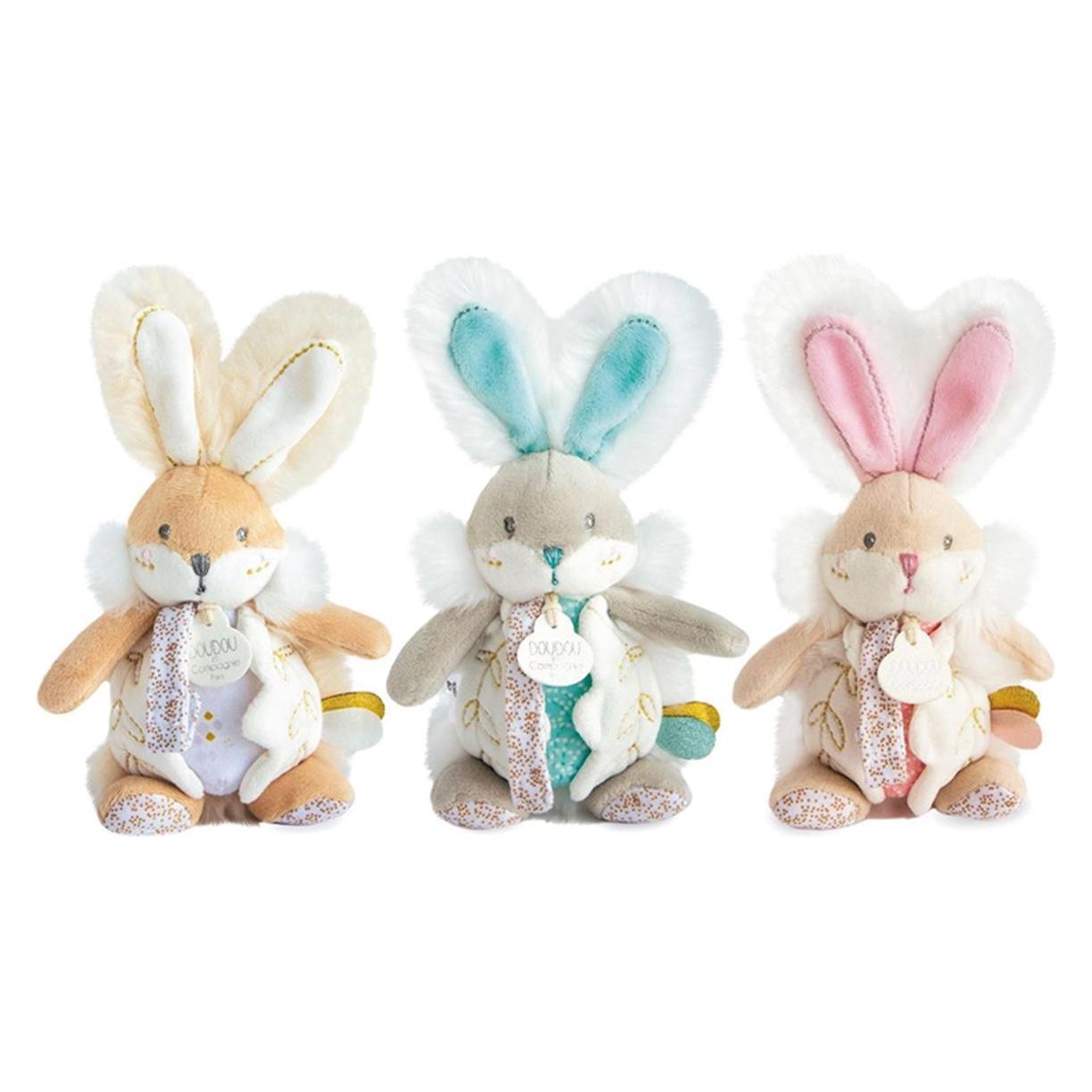 Doudou et Compagnie Schnullerkette&Rassel 21cm assortiert (MQ9) (DC3484)