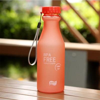 Uplifted Finds 550ML BPA Free Leak Proof Plastic Water Bottle 2 Pcs red