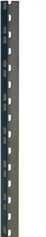 Adam Hall 61532BLK HD Einzel-Rackschiene Stahl