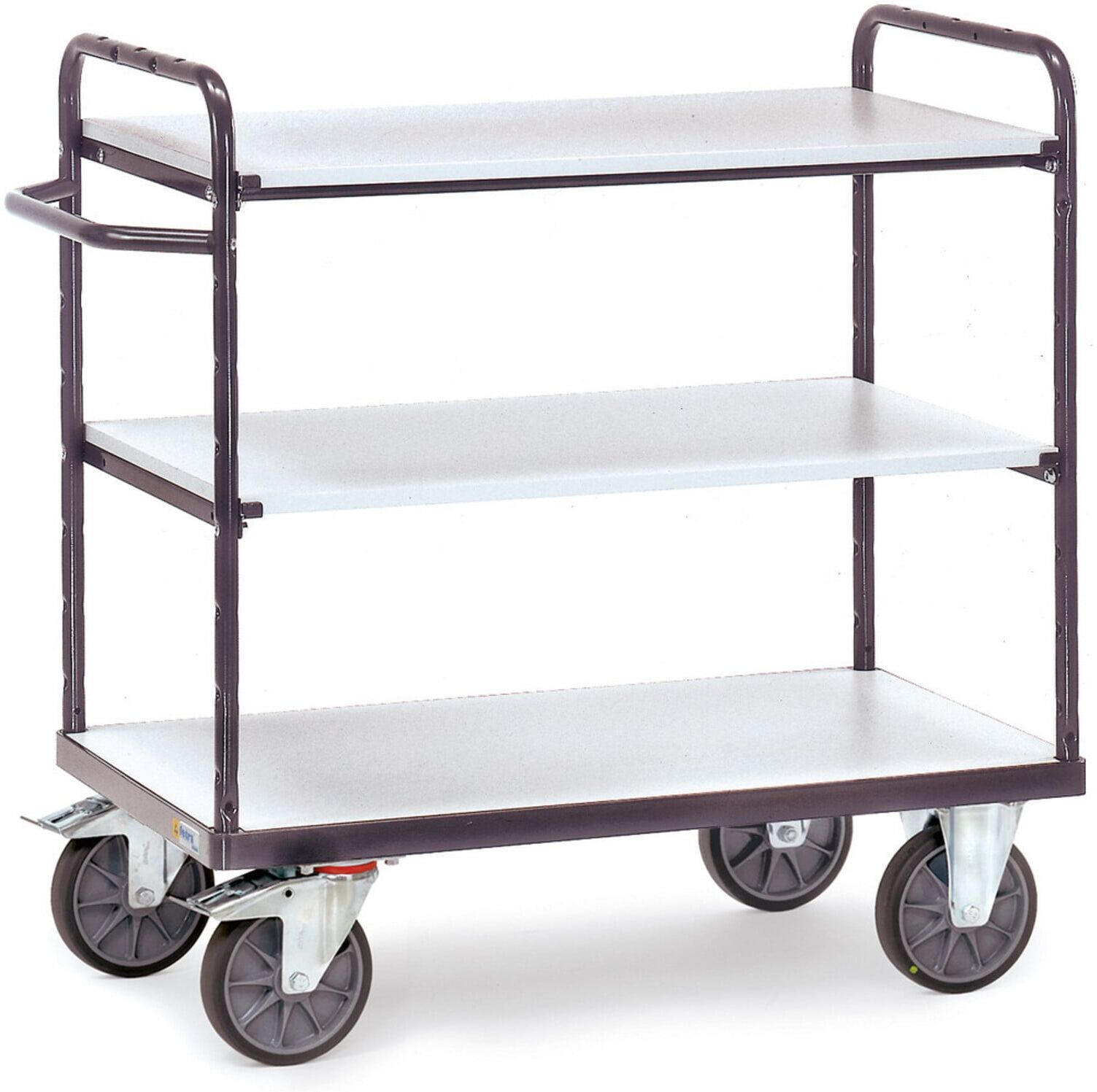 fetra ESD-Etagenwagen 9100 - Tragkraft 500kg TPE-ESD-Reifen)