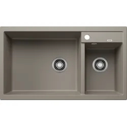Blanco METRA 9 Spüle 517364 86x50cm, PuraDur tartufo, links, ohne Ablauffernbedienung
