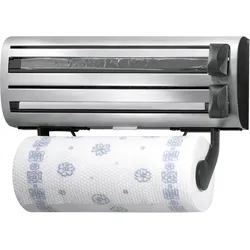 Küchenprofi Wandrollenhalter 'Trio', Küchenrollenhalter, Silber