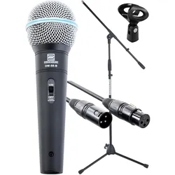 Pronomic Superstar XLR  Mikrofonset Mikrofon+ Stativ+ XLR-Kabel