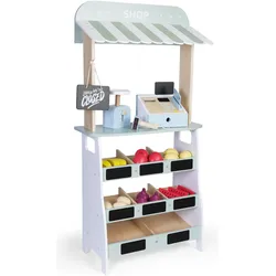 Bayer Chic 2000 Koopwinkel met accessoires verkoopstand voor kinderen marktkraam