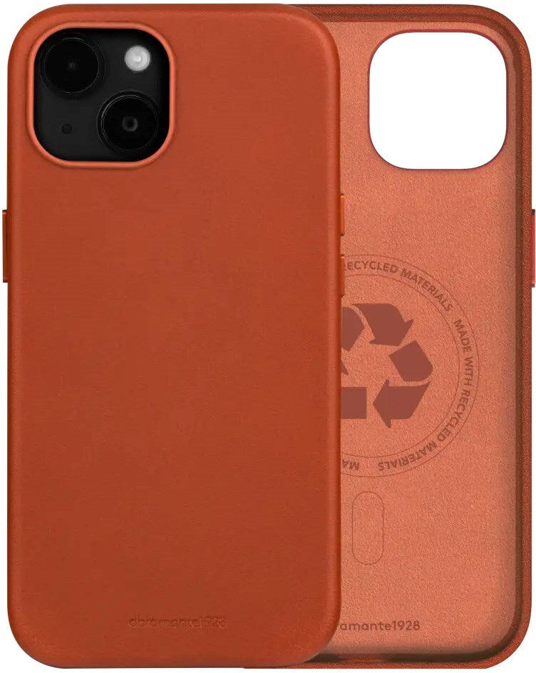 iPhone 17e / 16e / 15 / 14 / 13 dbramante1928 Roskilde Cover - 100% Ægte Læder - MagSafe Kompatibel - Tan