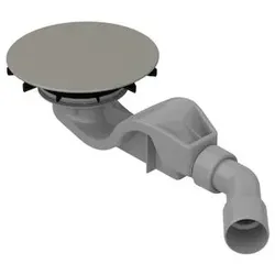 Bette BetteAir Ab-/Überlaufgarnitur B525-416AY für Duschfliese, AR Pro, stone