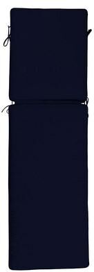 Replacement Chaise Cushion - 24x78 - Fast Dry, Canvas Navy Sunbrella - Ballard Designs