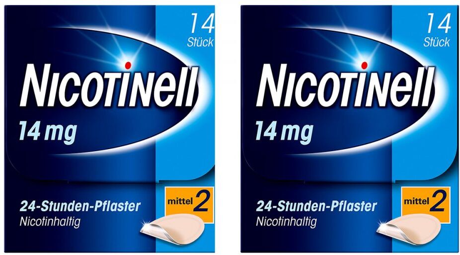 Nicotinell Paket 14 mg (ehemals 35 mg) 24-Stunden-Pflaster