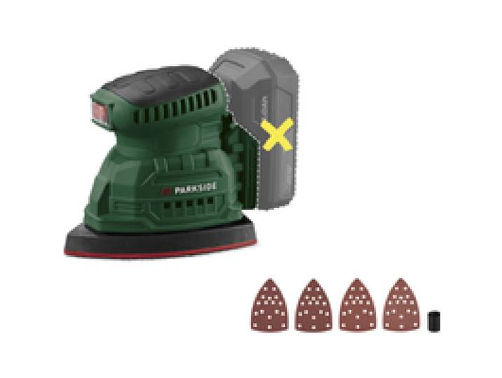 PARKSIDE® Ponceuse excentrique sans fil 20 V, PAEXSG 20-Li B1 ou Ponceuse multi sans fil 20 V, PAMSG 20-Li B1 (ponceuse multifonction)