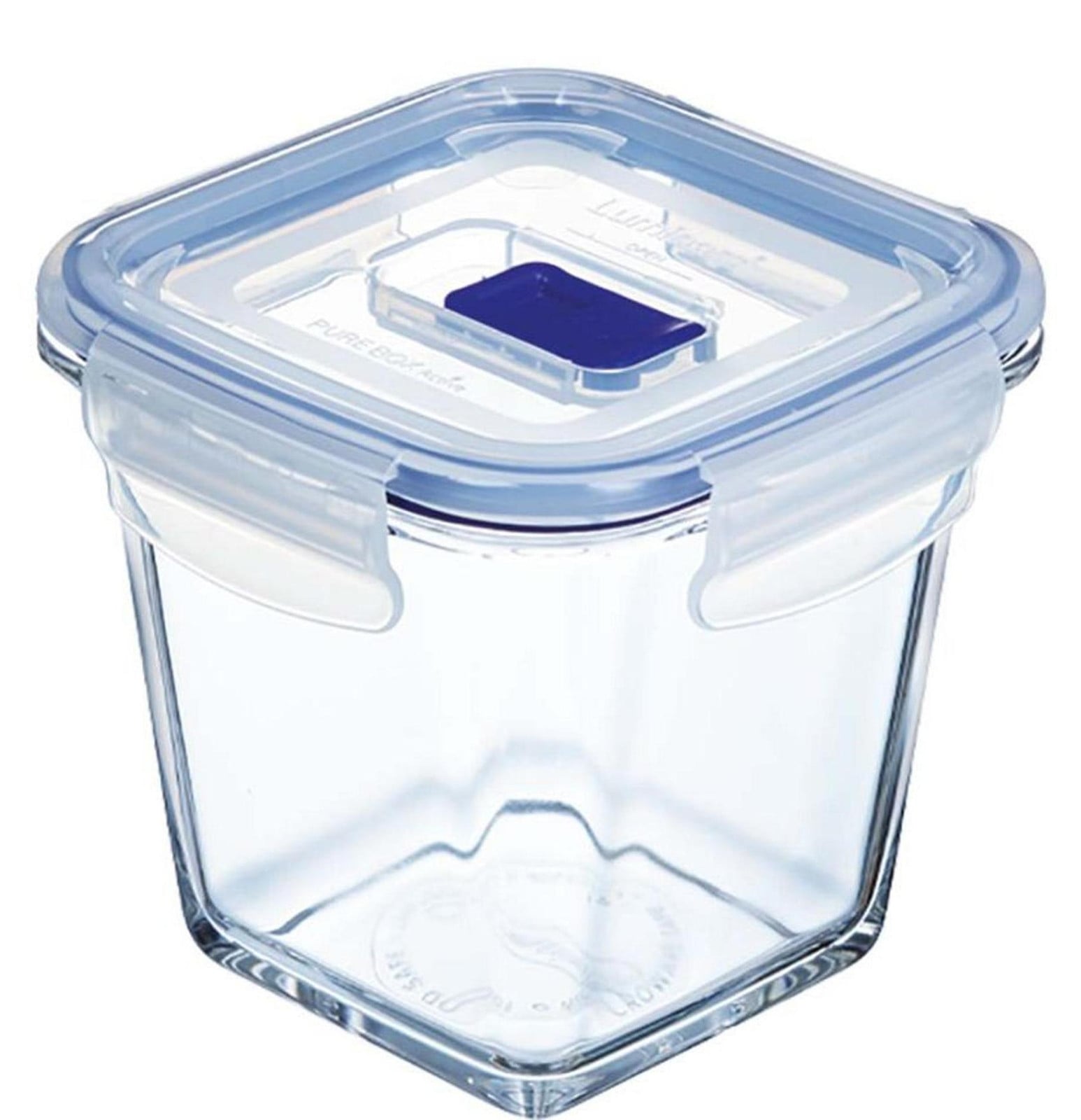 Luminarc Pure Box Actieve vierkante container met deksel, 75 cl, 6 stuks