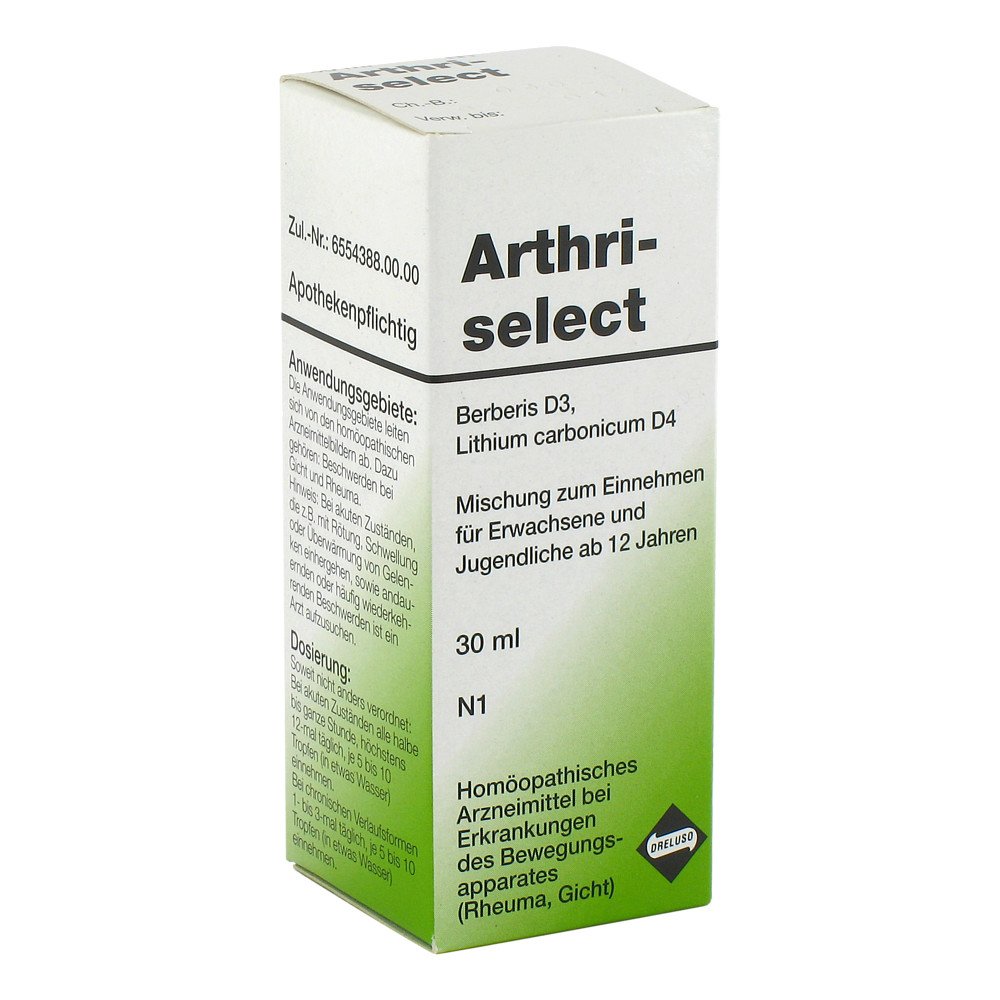 Dreluso-Pharmazeutika Dr.Elten & Sohn GmbH Arthriselect Tropfen 08890513