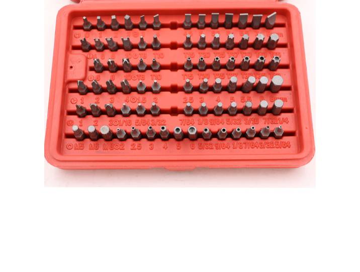 100 pièces de tournevis à fixation hexagonale de sécurité, jeu d'outils, perceuse hexagonale Torx, clé étoile, tournevis clé à trois lames