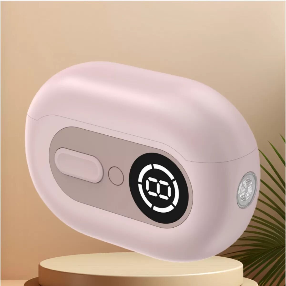 INF 4-in-1 Elektrischer Nagelknipser: Professionelle Nagelpflege mit Schleifen, Polieren & LED-Licht Rosa
