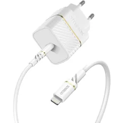 OtterBox 20W Lightning auf USB-C Schnellladegerät, Kabel 1m, weiß