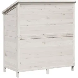 vidaXL, Gartenhaus + Gartenschrank, Aufbewahrungsschrank