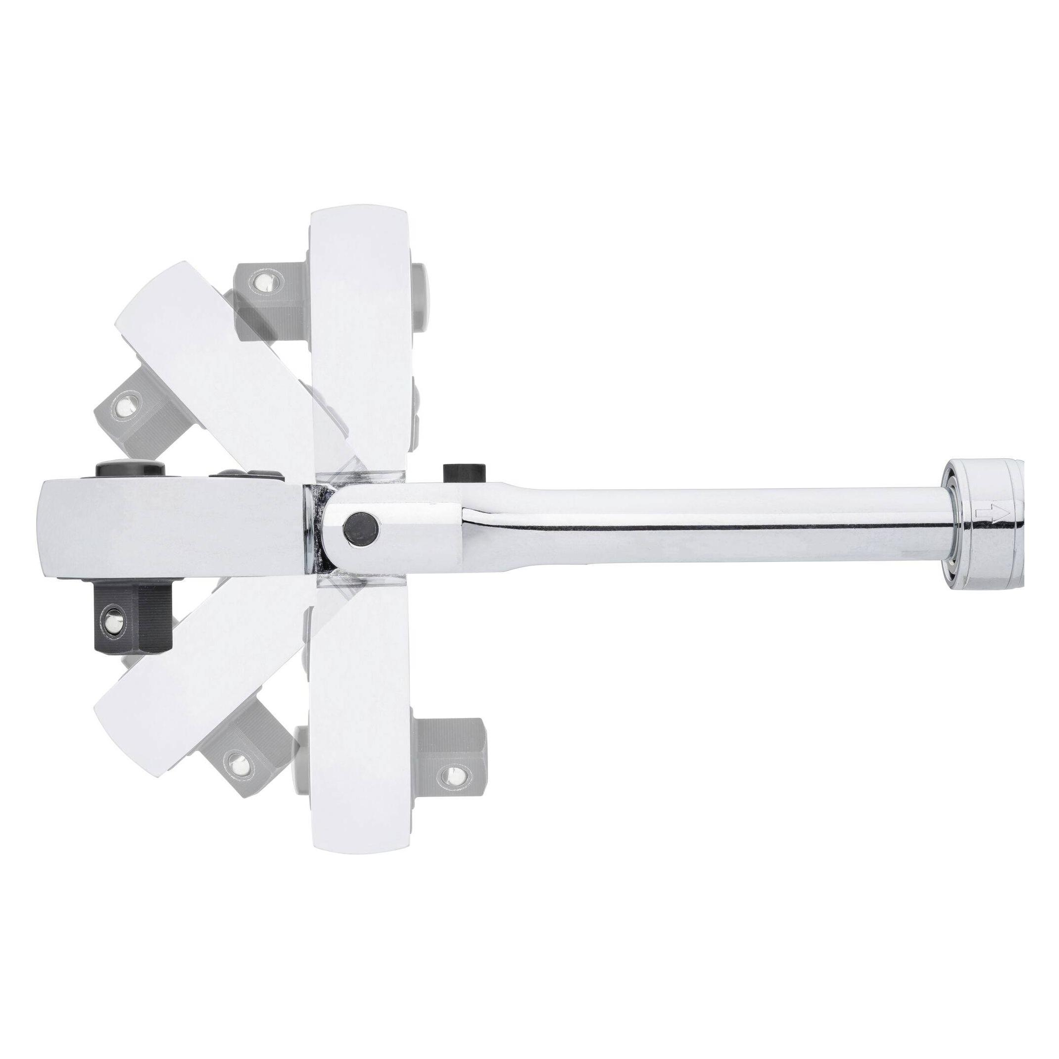 Vigor Teleskop Gelenk-Umschaltknarre V6612N Vierkant 12,5 mm (1/2 Zoll) 490 mm (1/2") (V6612N)