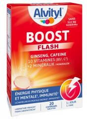 Alvityl Boost Ginseng et Caféine Goût Orange 20 Comprimés Effervescents - Boîte 20 comprimés effervescents