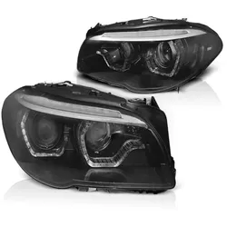 Scheinwerfer LED Angel Eyes passend für BMW 5er F10 F11 2013–16 Schwarz