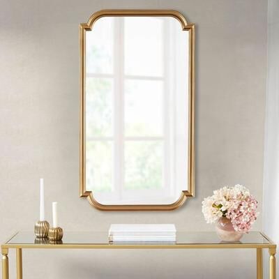 Jla Home/Furniture & Decor Millicent Scalloped Wall Mirror Gold , Gold