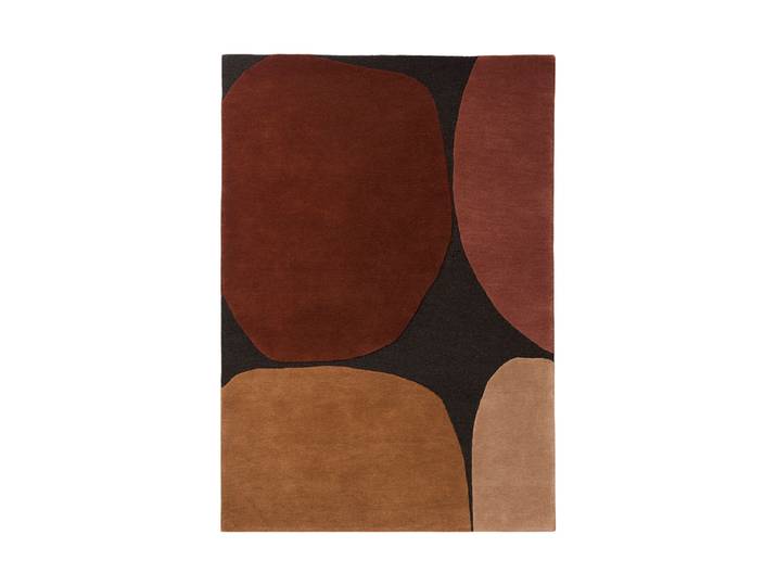 Designer Teppich „Decor Plateau“ - handgetuftet, aus 100% reiner Schurwolle Terra 250 x 350 cm BRINK & CAMPMAN