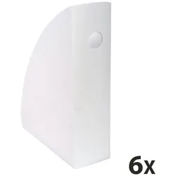 EXACOMPTA Stehsammler »Mag-Cube AutentiK« DIN A4+ weiß, 8.2x30.5x26.6 cm
