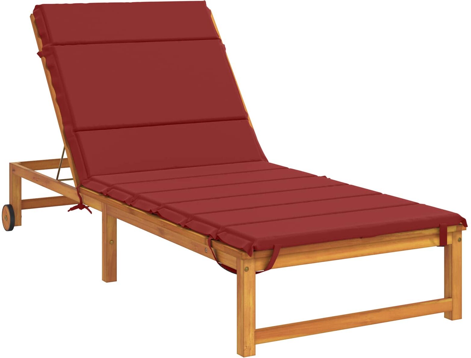 vidaXL Coussin de transat GEMERT 100 % polyester Bordeaux