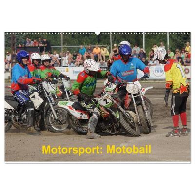 Motorsport: Motoball (Wandkalender 2027 DIN A2 quer), CALVENDO Monatskalender