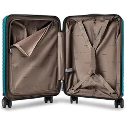Stratic Shine 4 Rollen Kabinentrolley 55 cm, Koffer, Türkis