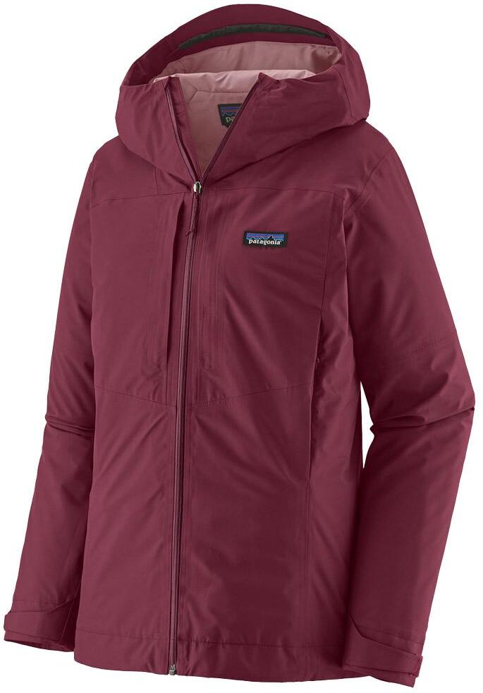 Patagonia  - Insulated Boulder Fork Rain W Berry Fig - S - Veste de rando