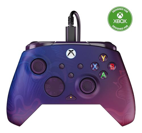 Turtle Beach Rematch Advanced bekabelde gamingcontroller Purple Fade voor Xbox Series X|S, Xbox One en Windows-PC