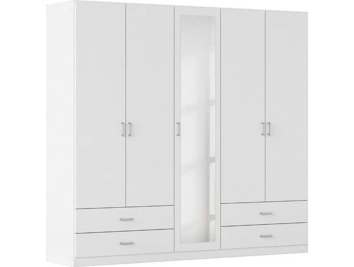 rauch Drehtürenschrank Kleiderschrank Schrank Garderobe Wäscheschrank BORBONA (Breiten 226/271 cm, Höhe 210 cm) in 2 Breiten, mit Spiegel und vielen Farbkombinationen MADE IN GERMANY