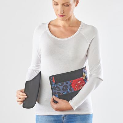 Rückenstütze Leoparden-Blumen L/XL