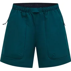 Peak Performance, Damen, Outdoorhose, Women's Outdoor Cargo Shorts (L), Grün, Blau