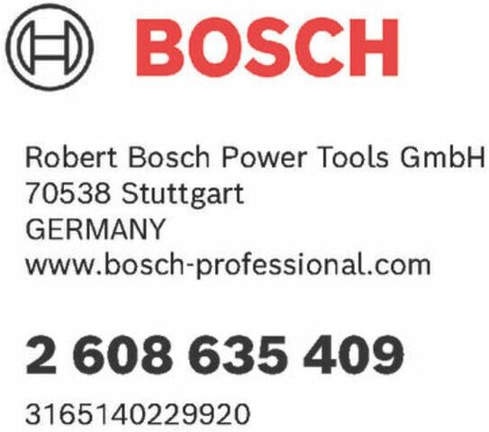 Bosch Messer Chromstahl zum Schneiden von Inox (2608635409)