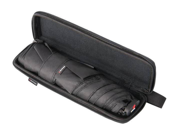 Taschenregenschirm KNIRPS X4U Manual , schwarz, Regenschirme, Taschenregenschirm