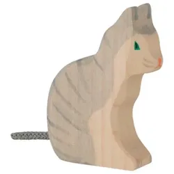 HOLZTIGER Katze, sitzend