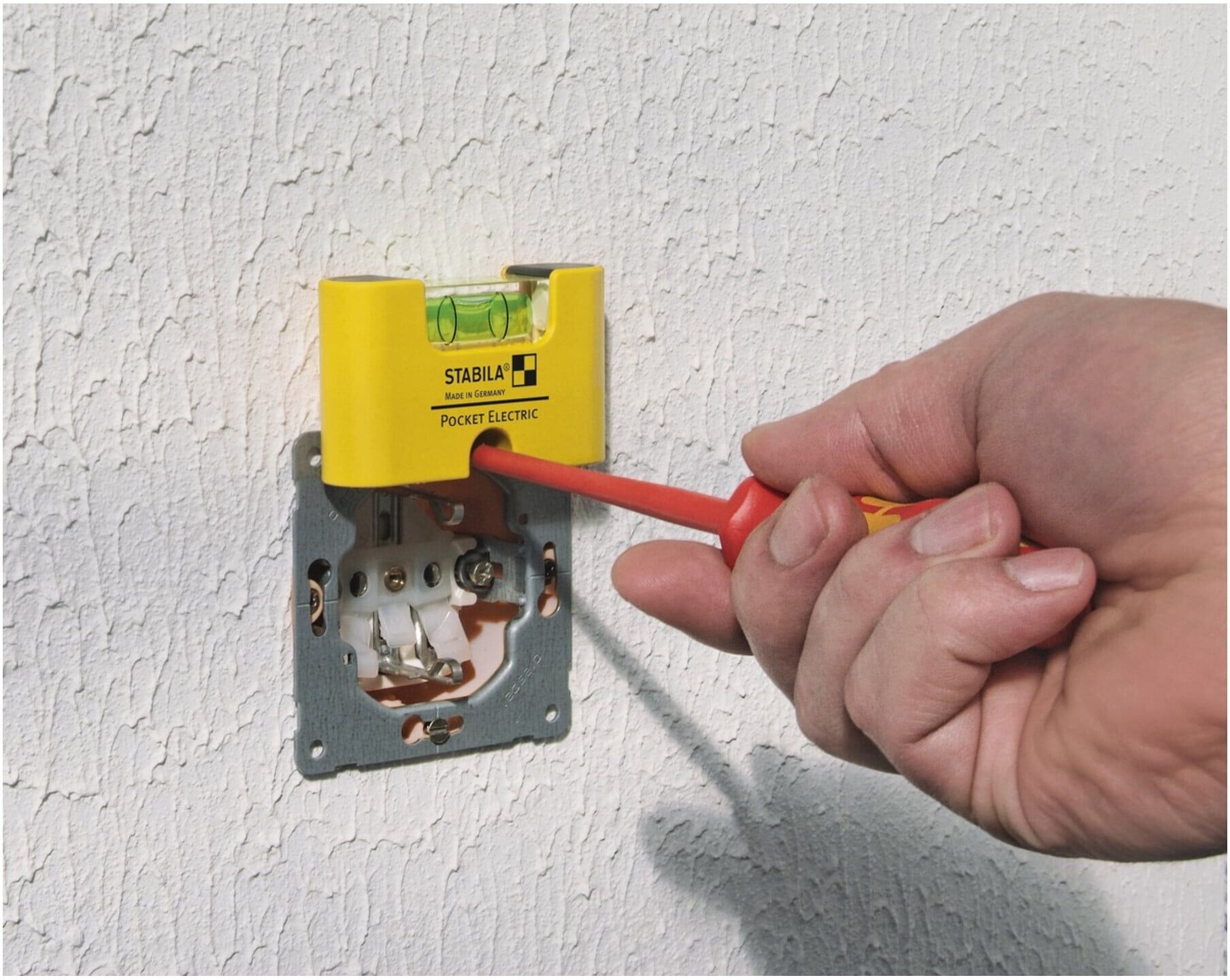 Stabila Mini-Wasserwaage Pocket Electric (17775)